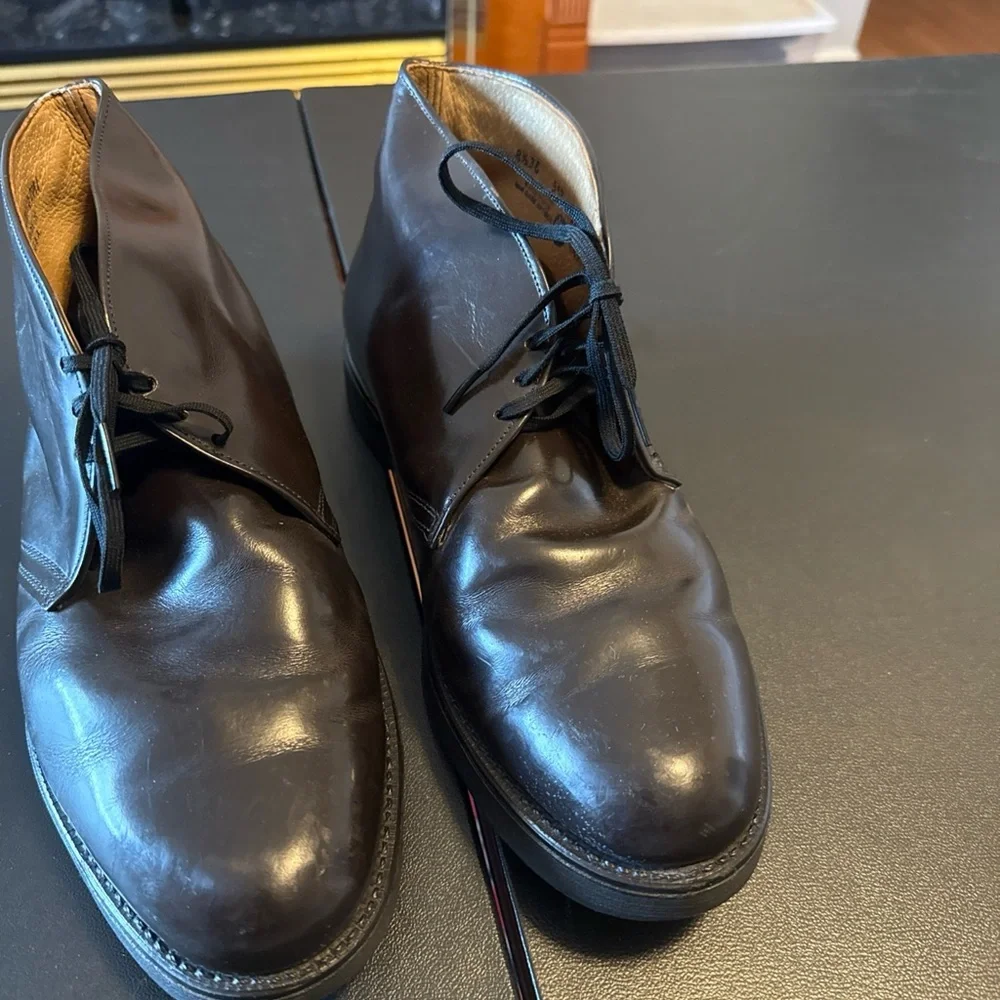 VTG 1960 Mason Chippewa Falls Chukka Work Wear Boots‎ Size 8.5E Cush N Crepe